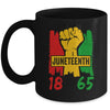 Juneteenth 18 65 African American Black History Month Mug | siriusteestore