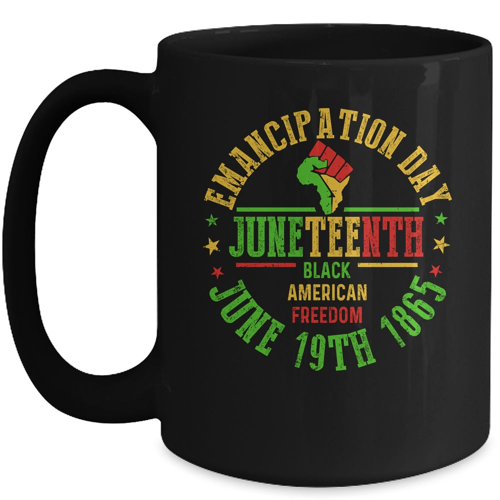 Juneteenth African American Freedom Black History June 19 Mug | siriusteestore