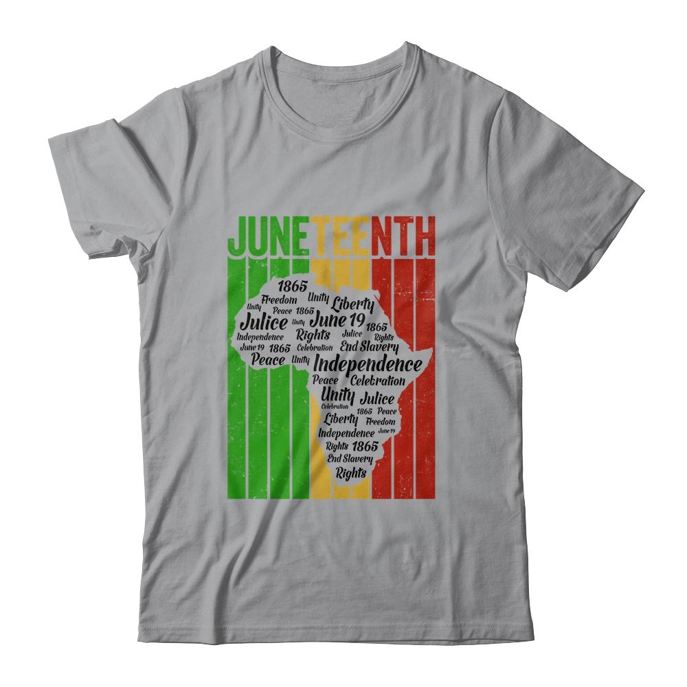 Juneteenth African Independence Day Slave Freedom Black T-Shirt & Tank Top | Siriustee.com.com