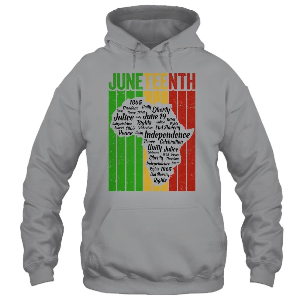 Juneteenth African Independence Day Slave Freedom Black T-Shirt & Tank Top | Siriustee.com.com