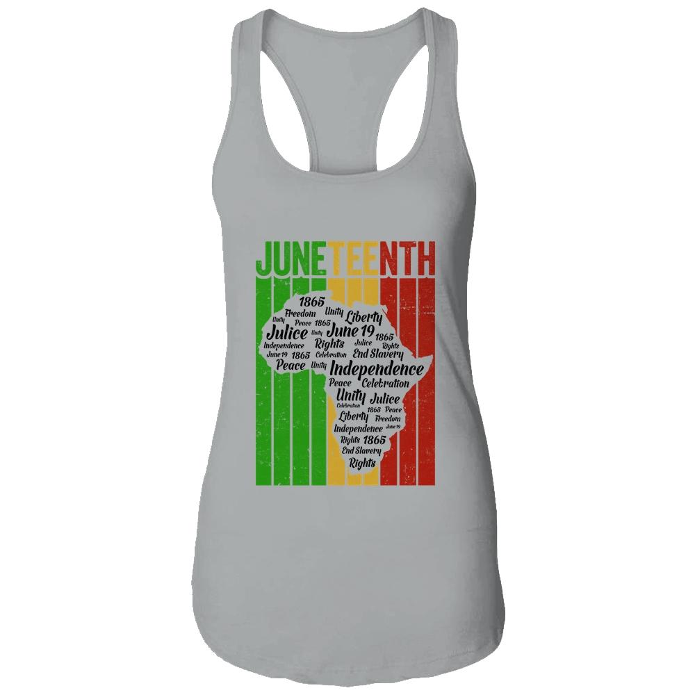 Juneteenth African Independence Day Slave Freedom Black T-Shirt & Tank Top | Siriustee.com.com