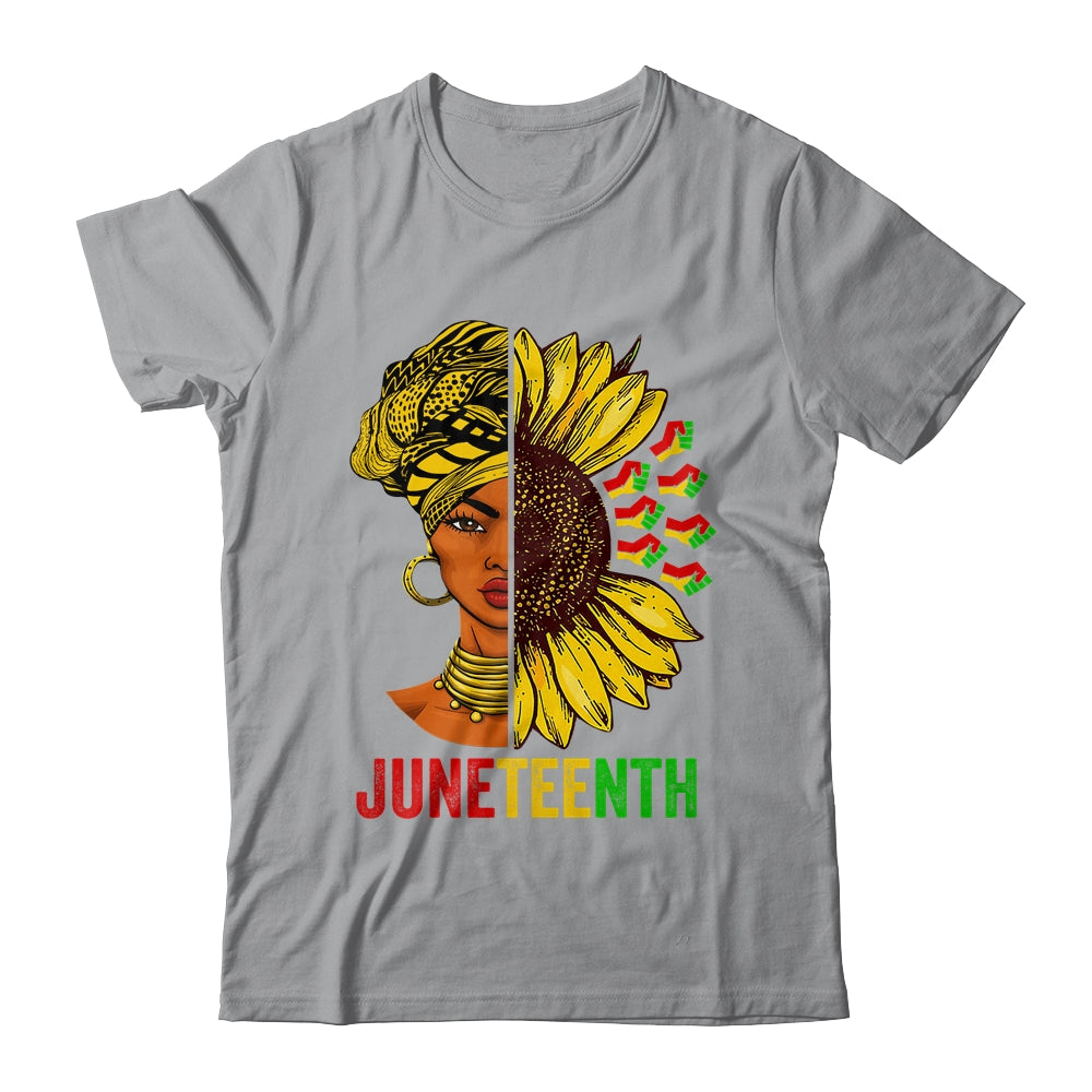 Juneteenth Black History African American Women Sunflower Shirt & Tank Top | siriusteestore