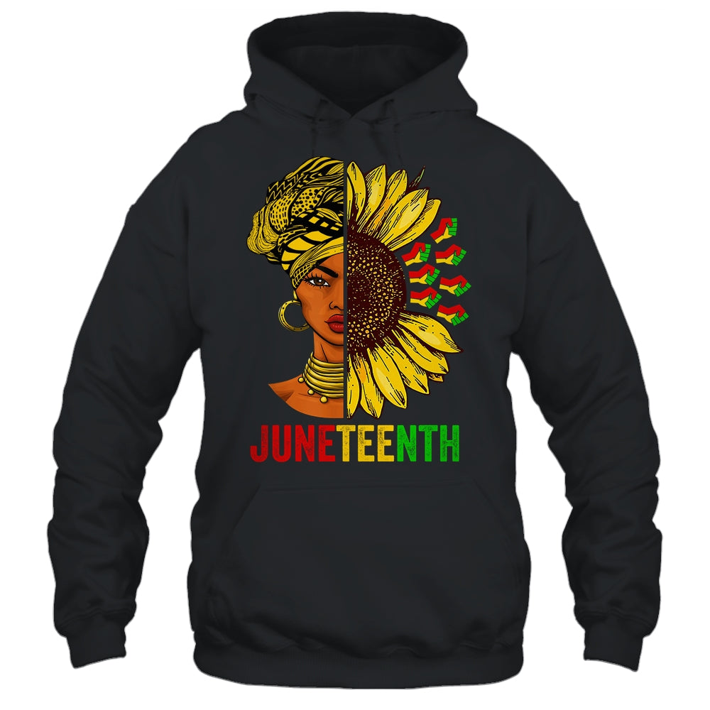 Juneteenth Black History African American Women Sunflower Shirt & Tank Top | siriusteestore