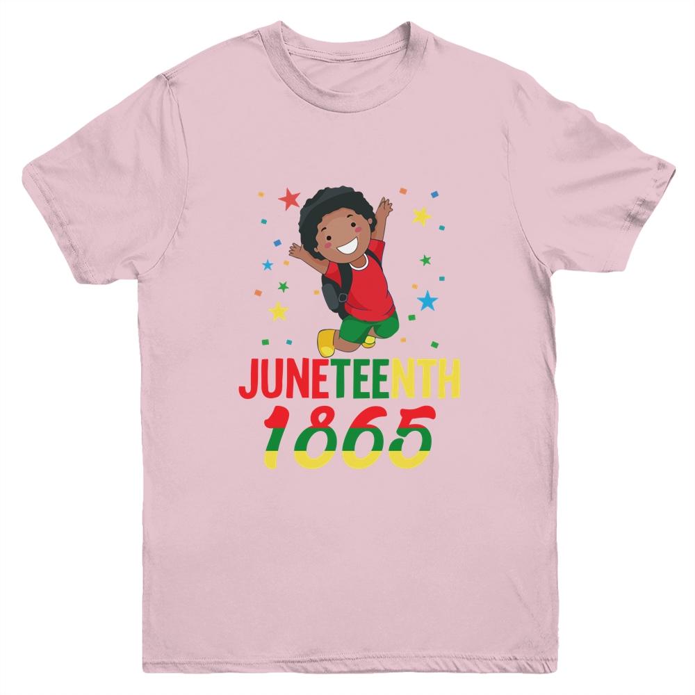 Juneteenth Celebrating 1865 Cute Black Boys Youth Youth Shirt | Siriustee.com.com