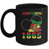 Juneteenth Celebrating 1865 Cute Black Girls Kids Mug | siriusteestore