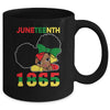 Juneteenth Celebrating 1865 Cute Black Girls Kids Mug | siriusteestore