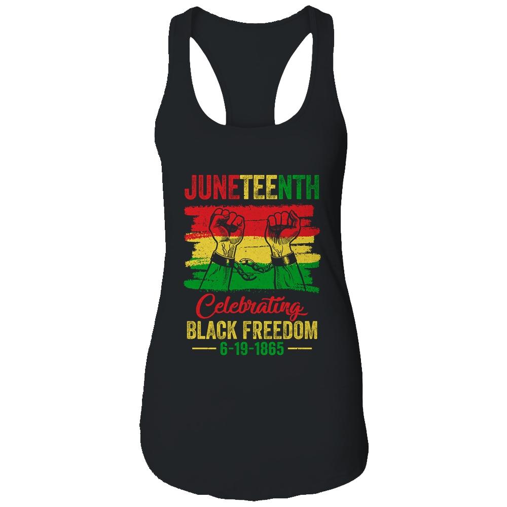 Juneteenth Celebrating Black African Freedom 1865 Flag T-Shirt & Tank Top | Siriustee.com.com