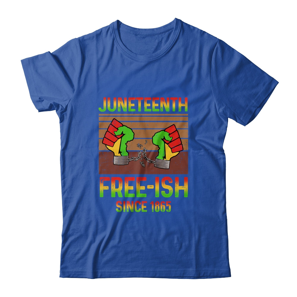 Juneteenth Flag Free-Ish Since 1865 Black History Shirt & Tank Top | siriusteestore