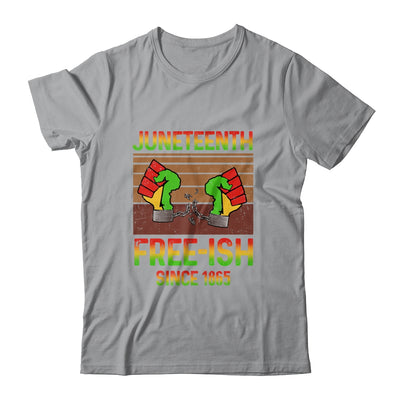 Juneteenth Flag Free-Ish Since 1865 Black History Shirt & Tank Top | siriusteestore