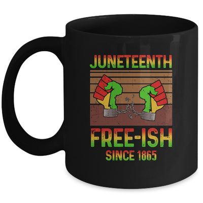 Juneteenth Flag Free-Ish Since 1865 Black History Mug | siriusteestore