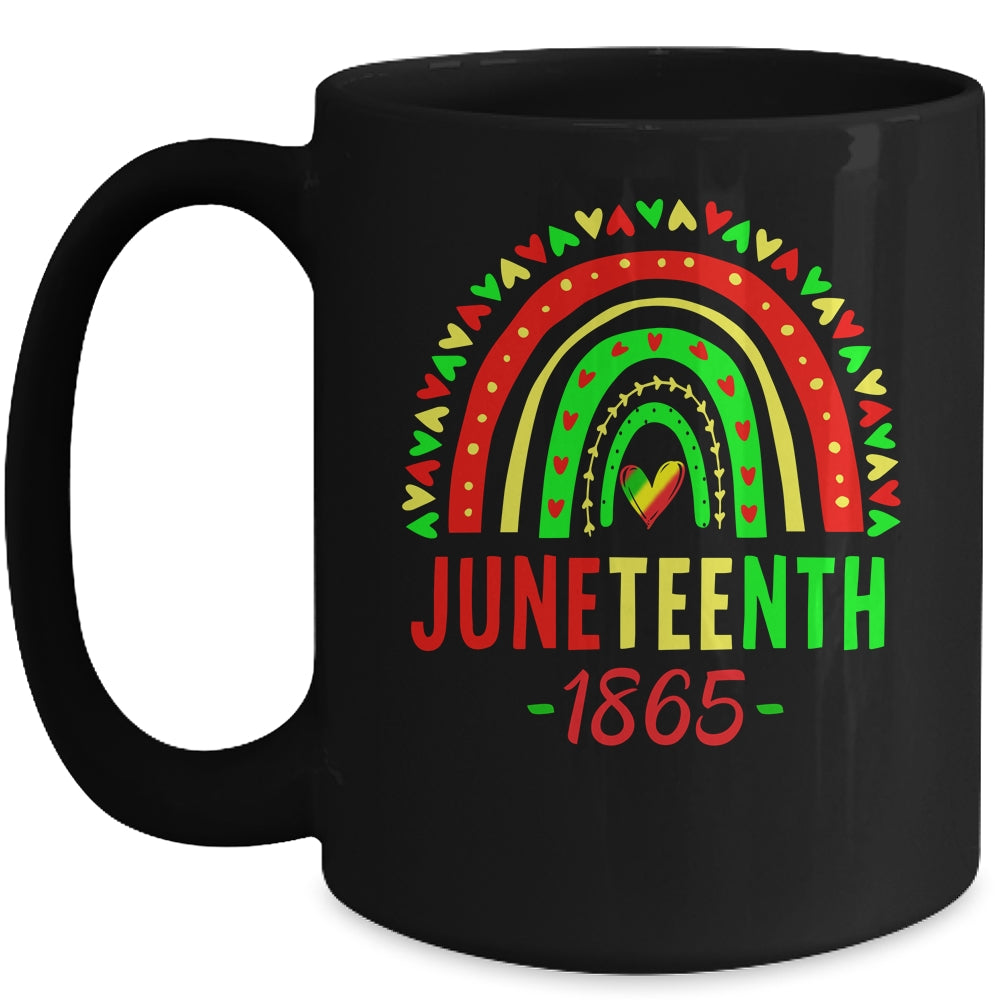 Juneteenth For Women Men Kids Juneteenth Day Rainbow Mug | siriusteestore
