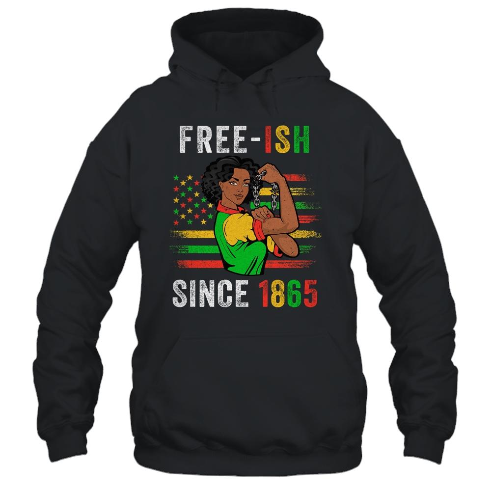 Juneteenth Free-Ish Since 1865 Black Pride Women Shirt & Tank Top | Siriustee.com