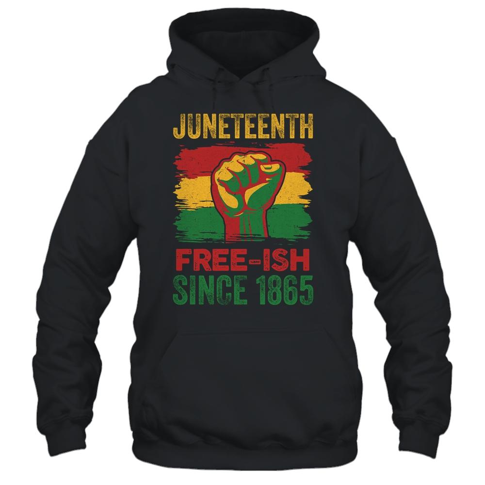 Juneteenth Free-Ish Since 1865 Independence Day Black Pride Shirt & Tank Top | Siriustee.com