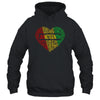 Juneteenth Heart Black History Afro American African Freedom Shirt & Tank Top | siriusteestore