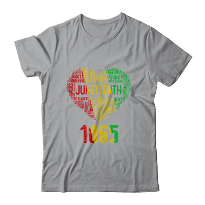 Juneteenth Heart Black History Afro American Women Girl Men Shirt & Tank Top | siriusteestore