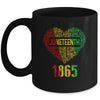 Juneteenth Heart Black History Afro American Women Girl Men Mug | siriusteestore