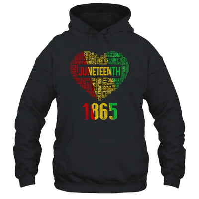 Juneteenth Heart Black History Afro American Women Girl Men Shirt & Tank Top | siriusteestore