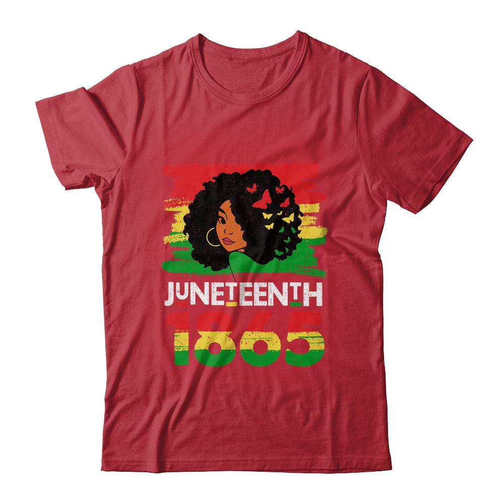 Juneteenth Is My Independence Day Black Women Black Pride Shirt & Tank Top | siriusteestore