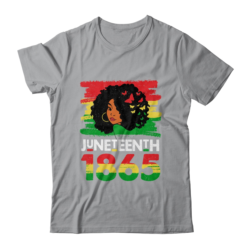 Juneteenth Is My Independence Day Black Women Black Pride Shirt & Tank Top | siriusteestore