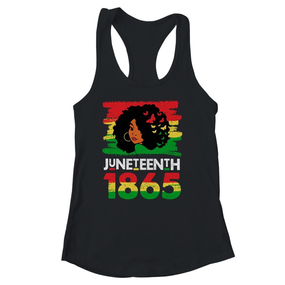 Juneteenth Is My Independence Day Black Women Black Pride Shirt & Tank Top | siriusteestore