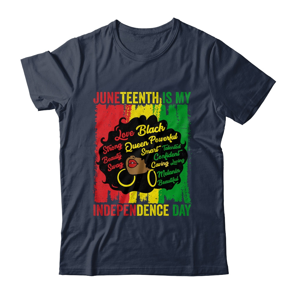 Juneteenth Is My Independence Day Black Women Shirt & Tank Top | siriusteestore