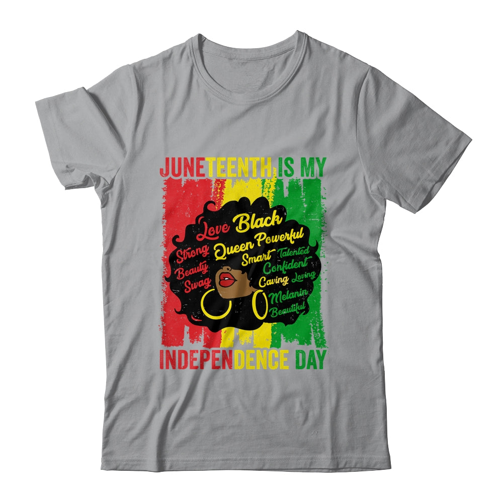 Juneteenth Is My Independence Day Black Women Shirt & Tank Top | siriusteestore