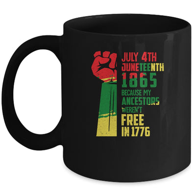 Juneteenth My Ancestors Free Black African Flag Men Women Mug | siriusteestore