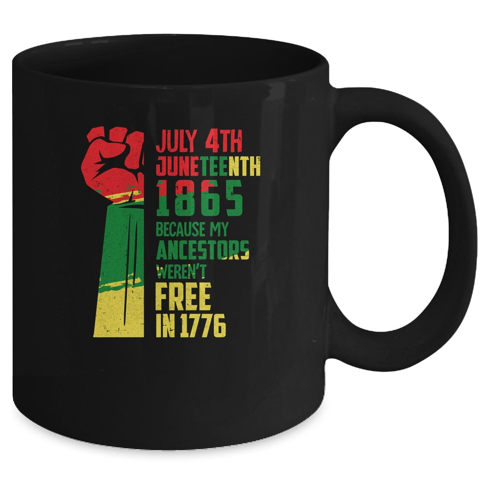 Juneteenth My Ancestors Free Black African Flag Men Women Mug | siriusteestore