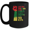 Juneteenth My Ancestors Free Black African Flag Men Women Mug | siriusteestore