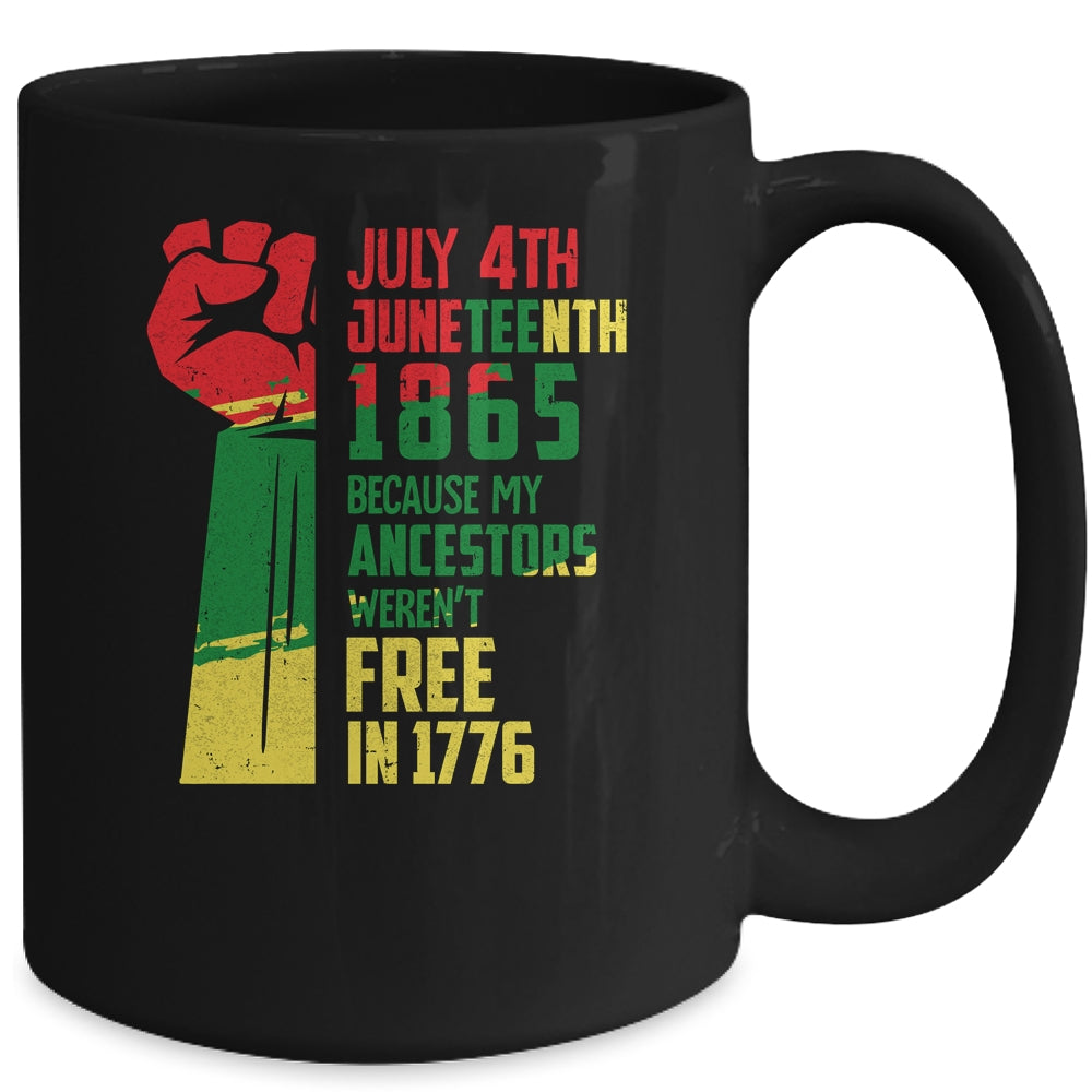 Juneteenth My Ancestors Free Black African Flag Men Women Mug | siriusteestore