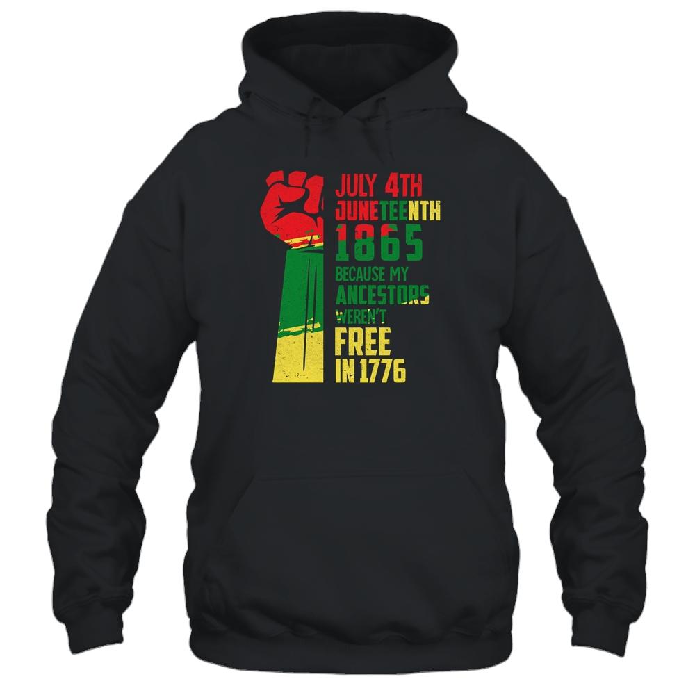 Juneteenth My Ancestors Free Black African Flag Men Women T-Shirt & Tank Top | Siriustee.com.com