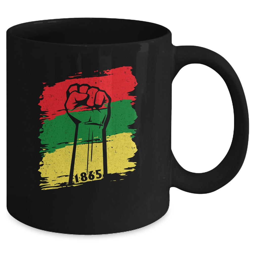 Juneteenth My Ancestors Free Black African Flag Pride Mug | siriusteestore