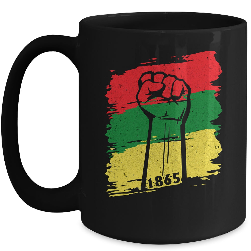 Juneteenth My Ancestors Free Black African Flag Pride Mug | siriusteestore