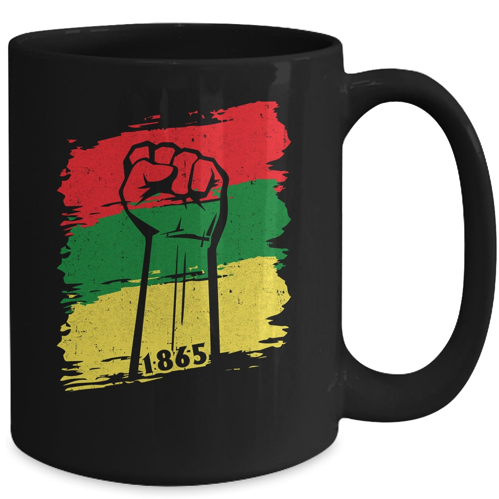 Juneteenth My Ancestors Free Black African Flag Pride Mug | siriusteestore
