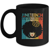 Juneteenth My Independence Day Retro Afro Melanin Mug | siriusteestore