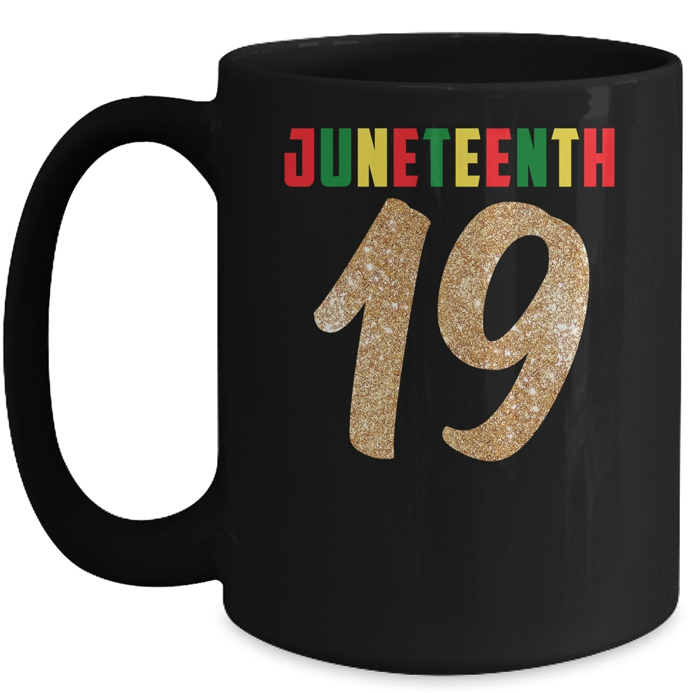 Juneteenth Pride Queen Melanin African American June 19th Mug | siriusteestore