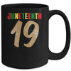 Juneteenth Pride Queen Melanin African American June 19th Mug | siriusteestore