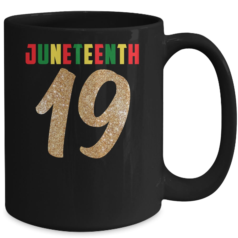 Juneteenth Pride Queen Melanin African American June 19th Mug | siriusteestore