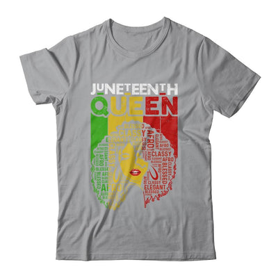 Juneteenth Queen Afro Melanin Black Girl Magic Women Girls Shirt & Tank Top | Siriustee.com