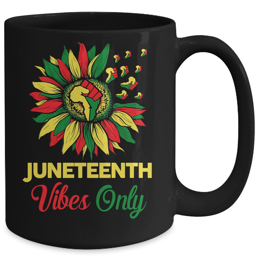 Juneteenth Vibes Melanin Black Girl Magic Women Girl Mug | siriusteestore