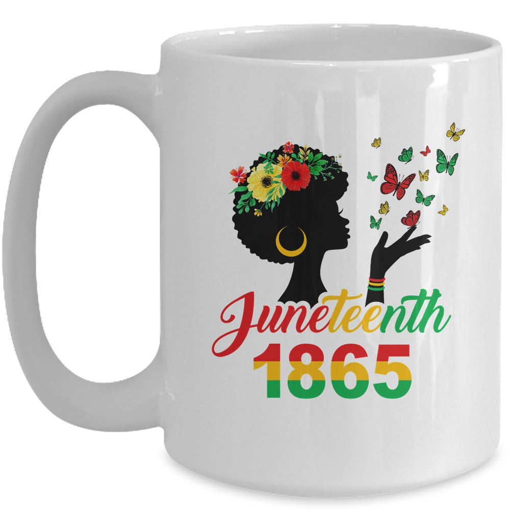 Juneteenth Women Girls Kids Flag 1865 Mug | siriusteestore