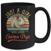 Just A Girl Who Loves Guinea Pigs Cute Vintage Guinea Pigs Girl Mug | siriusteestore