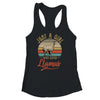 Just A Girl Who Loves Llamas Cute Vintage Llamas Girl Shirt & Tank Top | siriusteestore