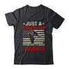 Just A Regular Dad Trying Not To Raise Liberals Father's Day Shirt & Hoodie | siriusteestore