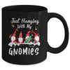 Just Hanging With My Gnomies Christmas Gnome Pajama Mug | siriusteestore