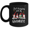 Just Hanging With My Gnomies Christmas Gnome Pajama Mug | siriusteestore