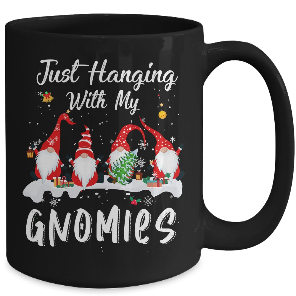 Just Hanging With My Gnomies Christmas Gnome Pajama Mug | siriusteestore