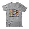 K Is For Kindergarten Teacher Leopard First Day Of School Shirt & Hoodie | siriusteestore