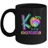 K Is For Kindergarten Teacher Tie Dye Back To School Kinder Mug | siriusteestore