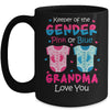 Keeper Of The Gender Grandma Loves You Baby Announcement Grandma Mug | siriusteestore
